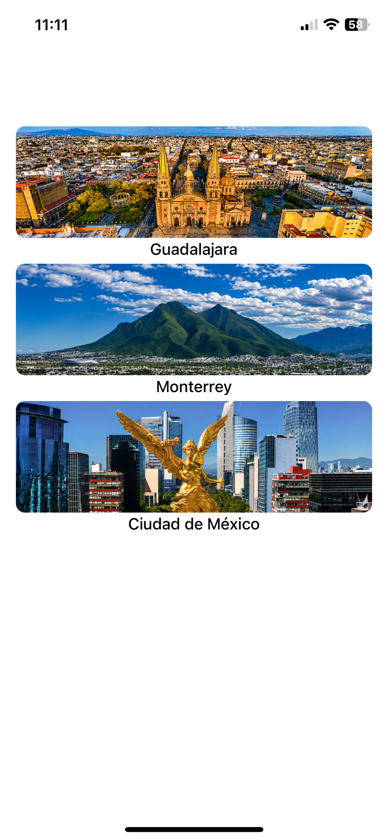 App de turismo y cultura - captura 1