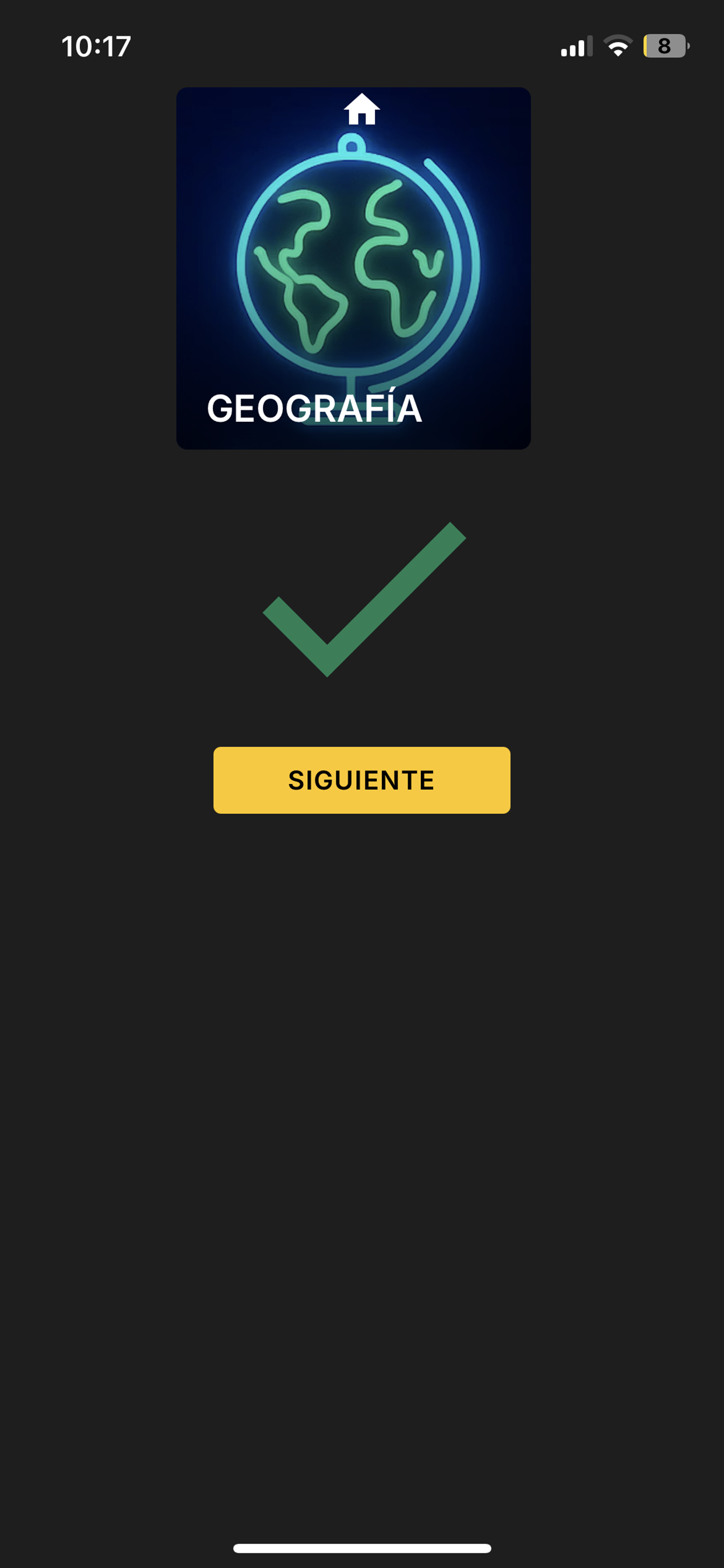 App de preparación académica - captura 1