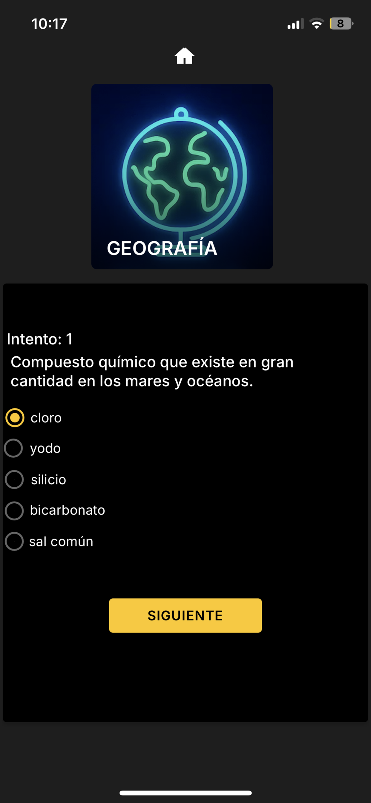 App de preparación académica - captura 4